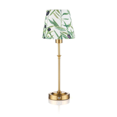 'L'Olivier' Linen French Drum Lampshade, 13cm