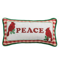 Lumbar Cardinal Needlepoint Pillow