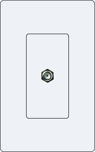 Lutron CA-CJ Designer Style (Gloss) Cable Jack - Ready Wholesale Electric Supply and Lighting