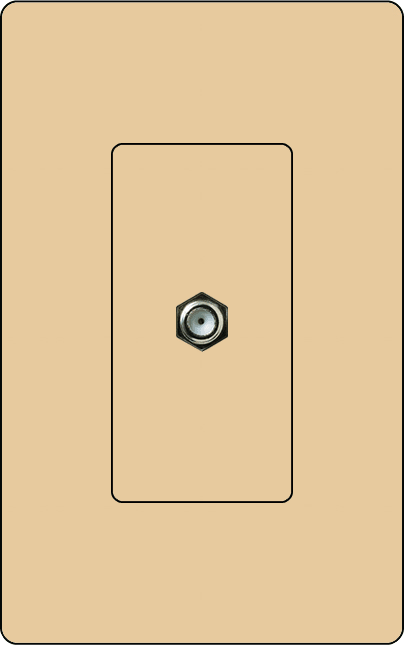Lutron CA-CJ Designer Style (Gloss) Cable Jack - Ready Wholesale Electric Supply and Lighting