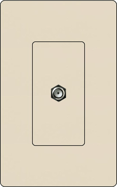 Lutron CA-CJ Designer Style (Gloss) Cable Jack - Ready Wholesale Electric Supply and Lighting
