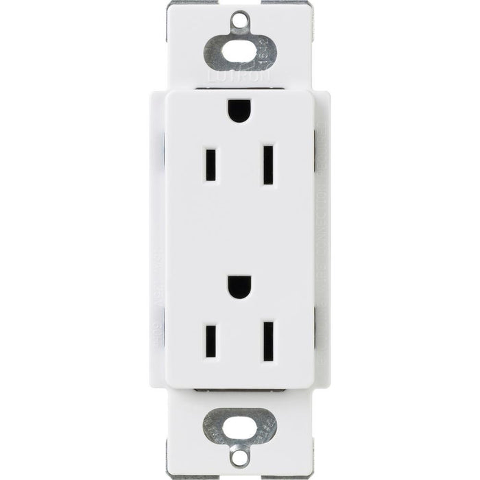 Lutron CAR-15 Claro (Gloss) 15 Amp Receptacle - Ready Wholesale Electric Supply and Lighting