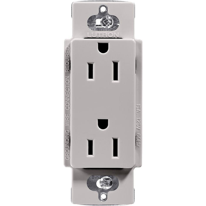 Lutron CAR-15 Claro (Gloss) 15 Amp Receptacle - Ready Wholesale Electric Supply and Lighting