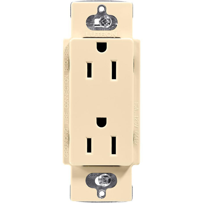 Lutron CAR-15 Claro (Gloss) 15 Amp Receptacle - Ready Wholesale Electric Supply and Lighting