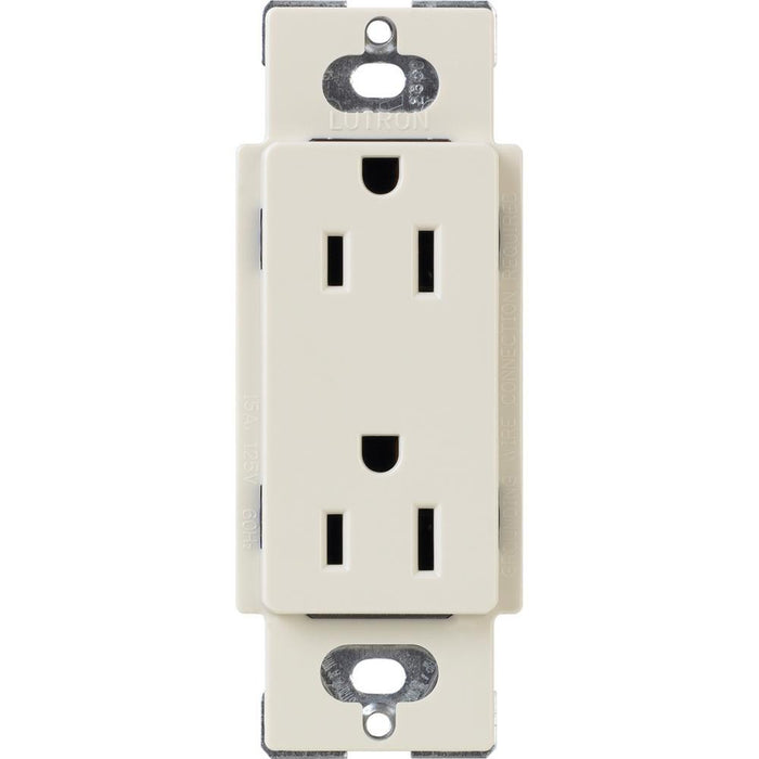 Lutron CAR-15 Claro (Gloss) 15 Amp Receptacle - Ready Wholesale Electric Supply and Lighting