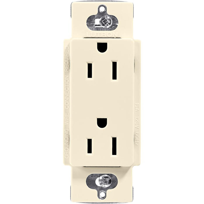 Lutron CAR-15 Claro (Gloss) 15 Amp Receptacle - Ready Wholesale Electric Supply and Lighting