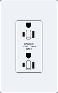 Lutron CAR-15-DDTR Designer Style (Gloss) 15A Dual-Dimming Tamper Resistant Receptacle - Ready Wholesale Electric Supply and Lighting