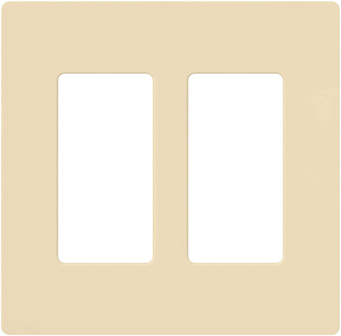 Lutron CW-2 Claro Designer Gloss 2-Gang Wall Plate - Ready Wholesale Electric Supply and Lighting
