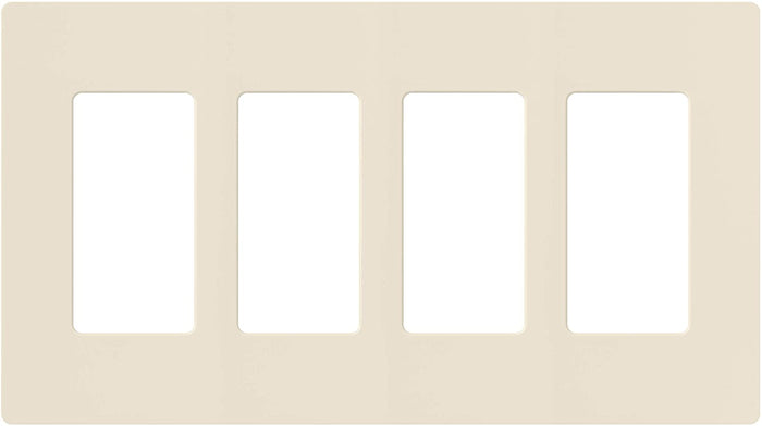 Lutron CW-4 Claro Designer Gloss 4-Gang Wall Plate - Ready Wholesale Electric Supply and Lighting