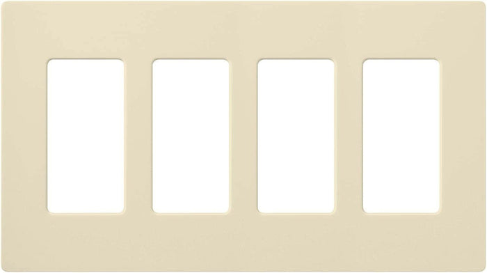 Lutron CW-4 Claro Designer Gloss 4-Gang Wall Plate - Ready Wholesale Electric Supply and Lighting