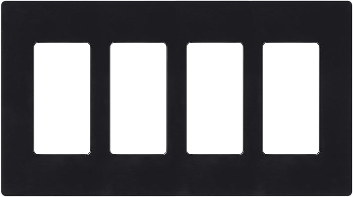Lutron CW-4 Claro Designer Gloss 4-Gang Wall Plate - Ready Wholesale Electric Supply and Lighting
