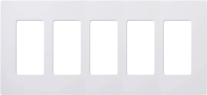 Lutron CW-5 Claro Designer Gloss 5-Gang Wall Plate - Ready Wholesale Electric Supply and Lighting