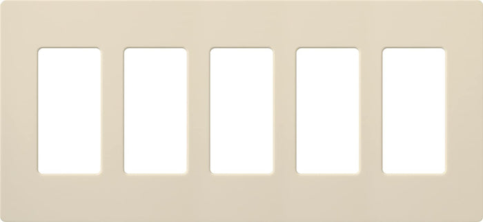 Lutron CW-5 Claro Designer Gloss 5-Gang Wall Plate - Ready Wholesale Electric Supply and Lighting