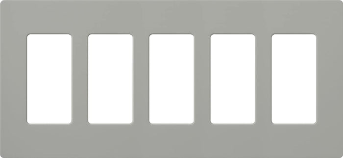 Lutron CW-5 Claro Designer Gloss 5-Gang Wall Plate - Ready Wholesale Electric Supply and Lighting