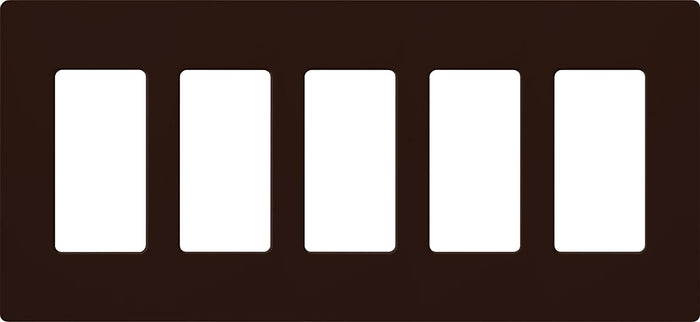 Lutron CW-5 Claro Designer Gloss 5-Gang Wall Plate - Ready Wholesale Electric Supply and Lighting