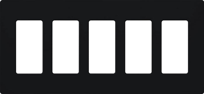 Lutron CW-5 Claro Designer Gloss 5-Gang Wall Plate - Ready Wholesale Electric Supply and Lighting