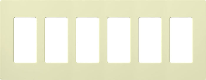 Lutron CW-6 Claro Designer Gloss 6-Gang Wall Plate - Ready Wholesale Electric Supply and Lighting