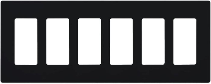 Lutron CW-6 Claro Designer Gloss 6-Gang Wall Plate - Ready Wholesale Electric Supply and Lighting