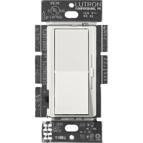 Lutron DVSCCL-153P Diva (satin) C•L Single Pole/3-Way Dimmer - Ready Wholesale Electric Supply and Lighting
