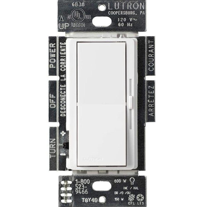 Lutron DVSCCL 253P Diva (satin) CL Single Pole/3-Way Dimmer - Ready Wholesale Electric Supply and Lighting