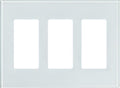 Lutron LFGR-3 Designer Glass Faceplate, Architectural Style (3-Gang) - Ready Wholesale Electric Supply and Lighting