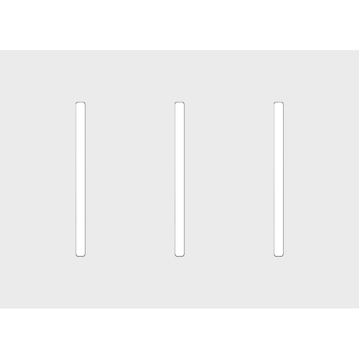Lutron LWT-GGG New Architectural / Grafik T Wallplate (3 Gang) - Ready Wholesale Electric Supply and Lighting