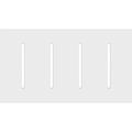 Lutron LWT-GGGG New Architectural / Grafik T Wallplate (4 Gang) - Ready Wholesale Electric Supply and Lighting