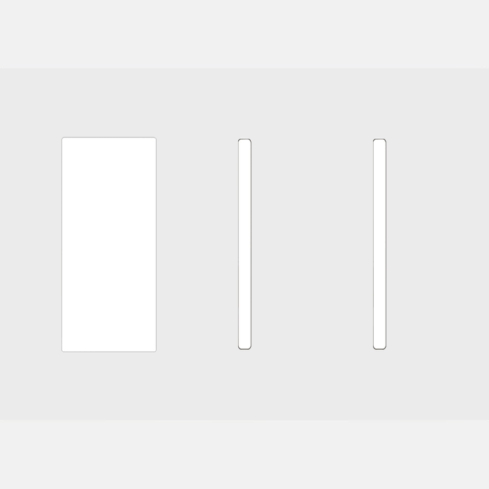 Lutron LWT-TGG New Architectural / Grafik T Wallplate (3 Gang) - Ready Wholesale Electric Supply and Lighting
