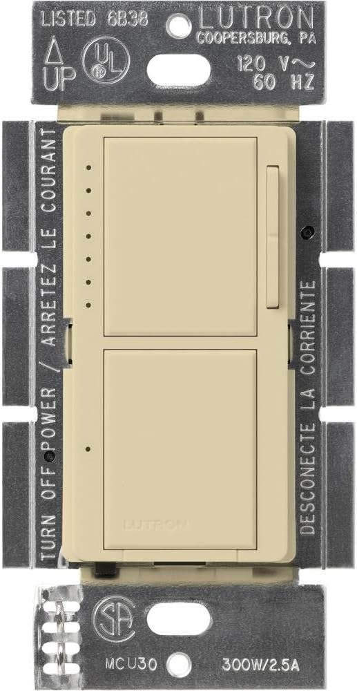 Lutron MACL-L3S25 Maestro Dual LED+ Digital Fade Dimmer/Digital Switch - Ready Wholesale Electric Supply and Lighting