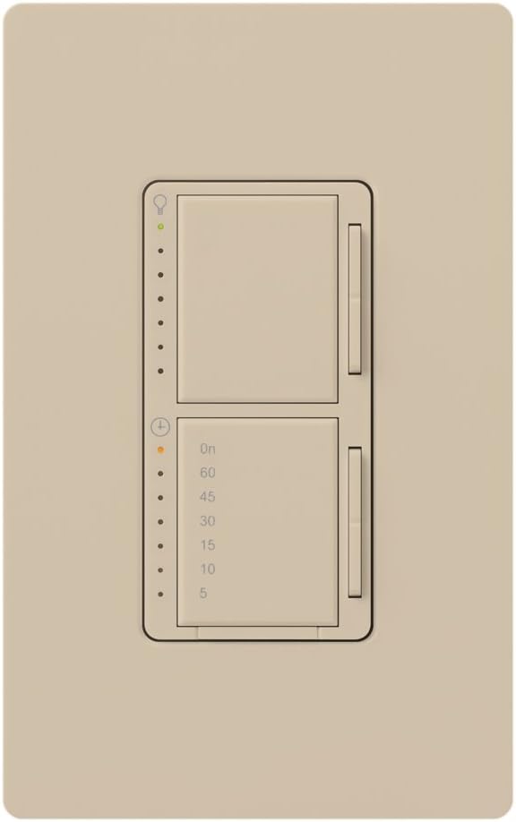 Lutron MACL-L3T251 Maestro Dual LED+ Digital Fade Dimmer/Countdown Timer - Ready Wholesale Electric Supply and Lighting