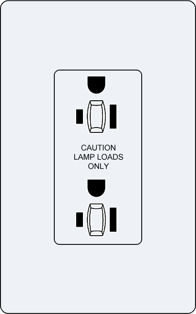 Lutron NTR-15-DDTR Architectural Style 15A Dual-Dimming Tamper Resistant Receptacle - Ready Wholesale Electric Supply and Lighting