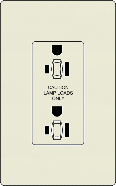 Lutron NTR-15-DDTR Architectural Style 15A Dual-Dimming Tamper Resistant Receptacle - Ready Wholesale Electric Supply and Lighting