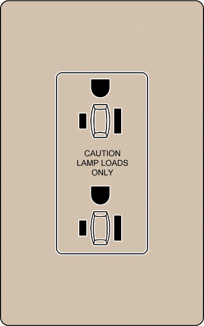 Lutron NTR-15-DDTR Architectural Style 15A Dual-Dimming Tamper Resistant Receptacle - Ready Wholesale Electric Supply and Lighting