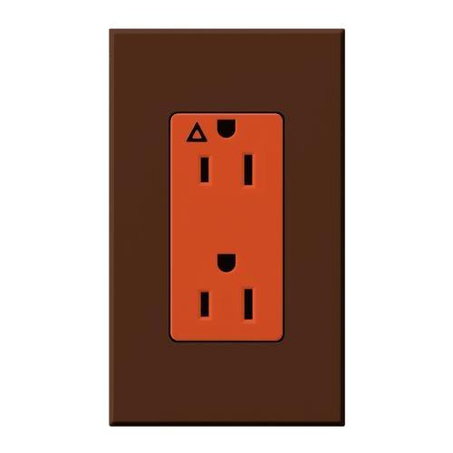 Lutron NTR-15-IG-OR Architectural Style 15A Isolated Ground Receptacle - Ready Wholesale Electric Supply and Lighting