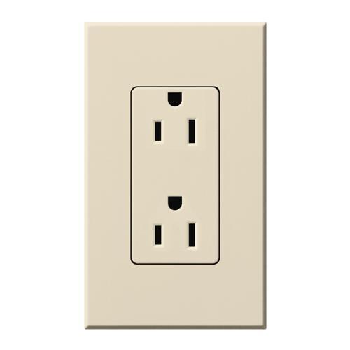 Lutron NTR-15-TR Architectural Style 15A Tamper Resistant Receptacle - Ready Wholesale Electric Supply and Lighting