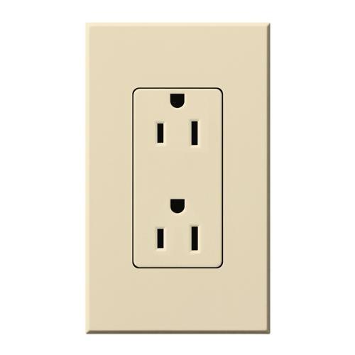 Lutron NTR-15-TR Architectural Style 15A Tamper Resistant Receptacle - Ready Wholesale Electric Supply and Lighting