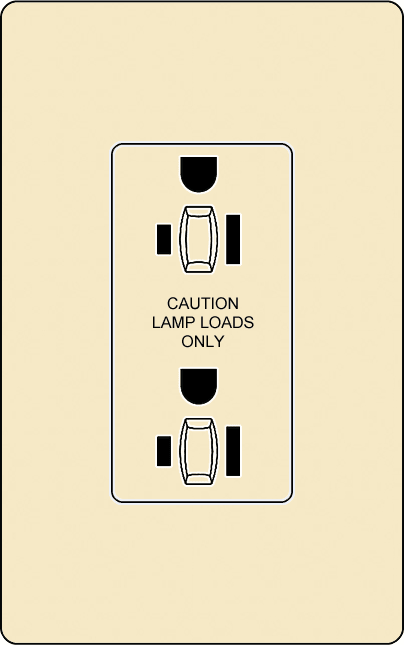 Lutron NTR-20-DDTR Architectural Style 20A Dual-Dimming Tamper Resistant Receptacle - Ready Wholesale Electric Supply and Lighting