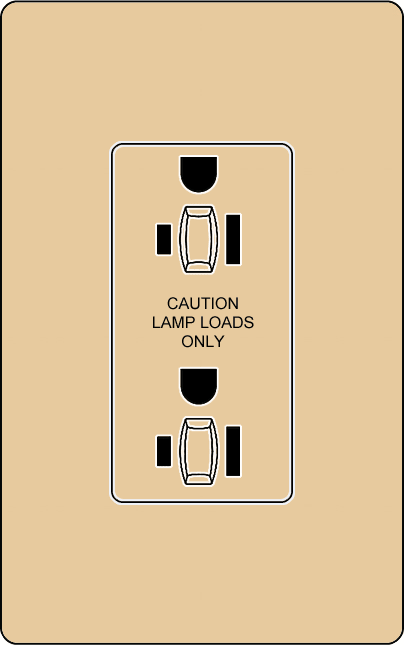 Lutron NTR-20-DDTR Architectural Style 20A Dual-Dimming Tamper Resistant Receptacle - Ready Wholesale Electric Supply and Lighting