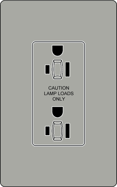 Lutron NTR-20-DDTR Architectural Style 20A Dual-Dimming Tamper Resistant Receptacle - Ready Wholesale Electric Supply and Lighting