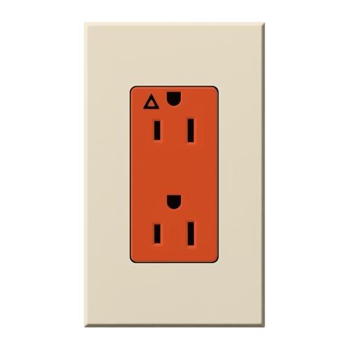 Lutron NTR-20-IG-OR Architectural Style 20A Isolated Ground Receptacle - Ready Wholesale Electric Supply and Lighting