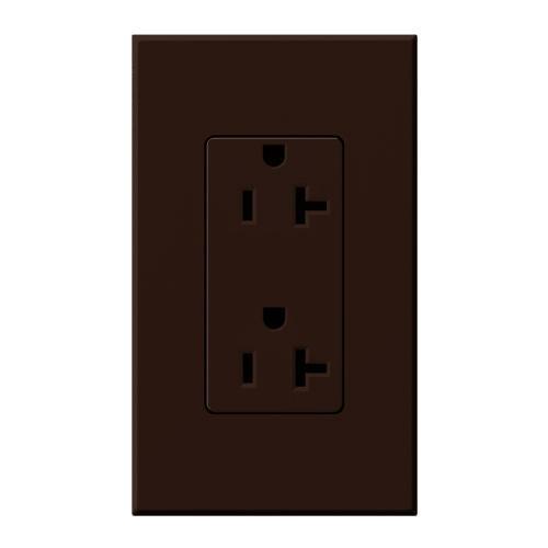Lutron NTR-20-TR Architectural Style 20A Receptacle - Ready Wholesale Electric Supply and Lighting