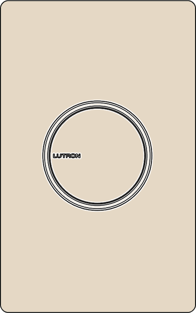 Lutron RCL-153PNL Dalia LED+ Dimmer with Softglow Locator Light - Ready Wholesale Electric Supply and Lighting