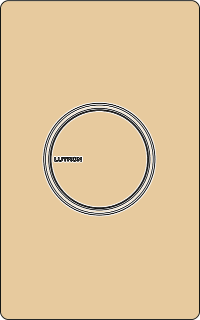 Lutron RCL-153PNL Dalia LED+ Dimmer with Softglow Locator Light - Ready Wholesale Electric Supply and Lighting