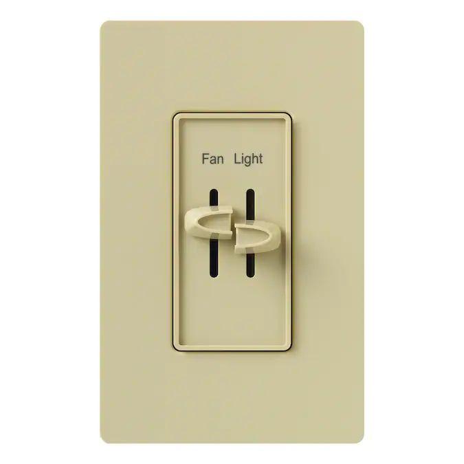 Lutron S2-LFSQ Skylark Single Pole, 3-Speed Fan / Light Dual Control - Ready Wholesale Electric Supply and Lighting