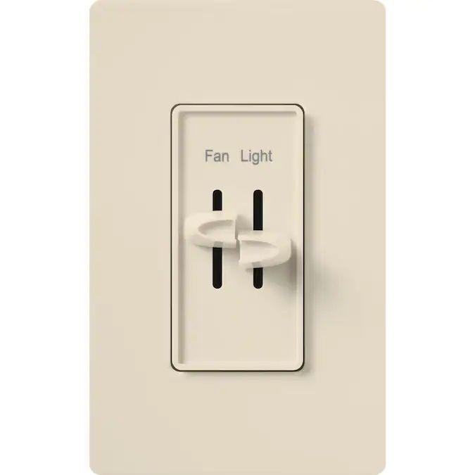 Lutron S2-LFSQ Skylark Single Pole, 3-Speed Fan / Light Dual Control - Ready Wholesale Electric Supply and Lighting