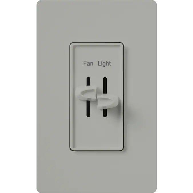 Lutron S2-LFSQ Skylark Single Pole, 3-Speed Fan / Light Dual Control - Ready Wholesale Electric Supply and Lighting