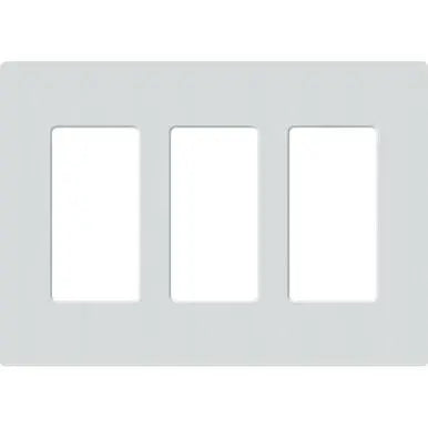 Lutron SC-3 Claro Accessories Satin, 3-Gang Wall Plate - Ready Wholesale Electric Supply and Lighting