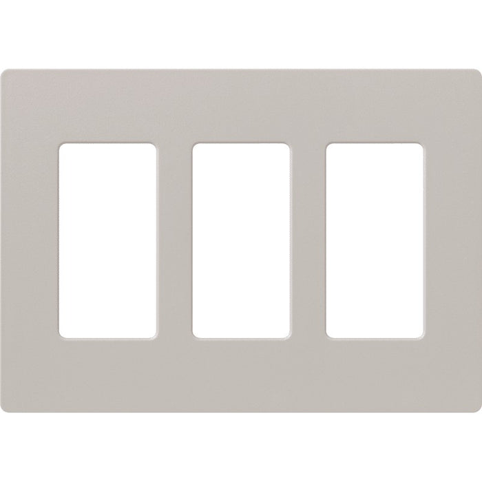 Lutron SC-3 Claro Accessories Satin, 3-Gang Wall Plate - Ready Wholesale Electric Supply and Lighting