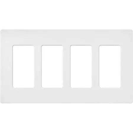 Lutron SC-4 Claro Accessories Satin, 4-Gang Wall Plate - Ready Wholesale Electric Supply and Lighting
