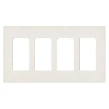 Lutron SC-4 Claro Accessories Satin, 4-Gang Wall Plate - Ready Wholesale Electric Supply and Lighting